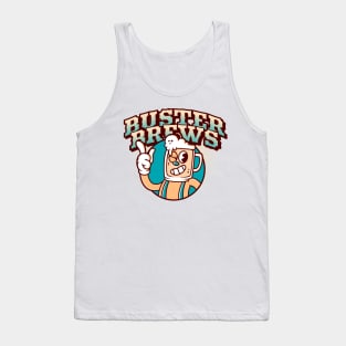 Cuphead Vintage Cartoons Buster Brews Tank Top